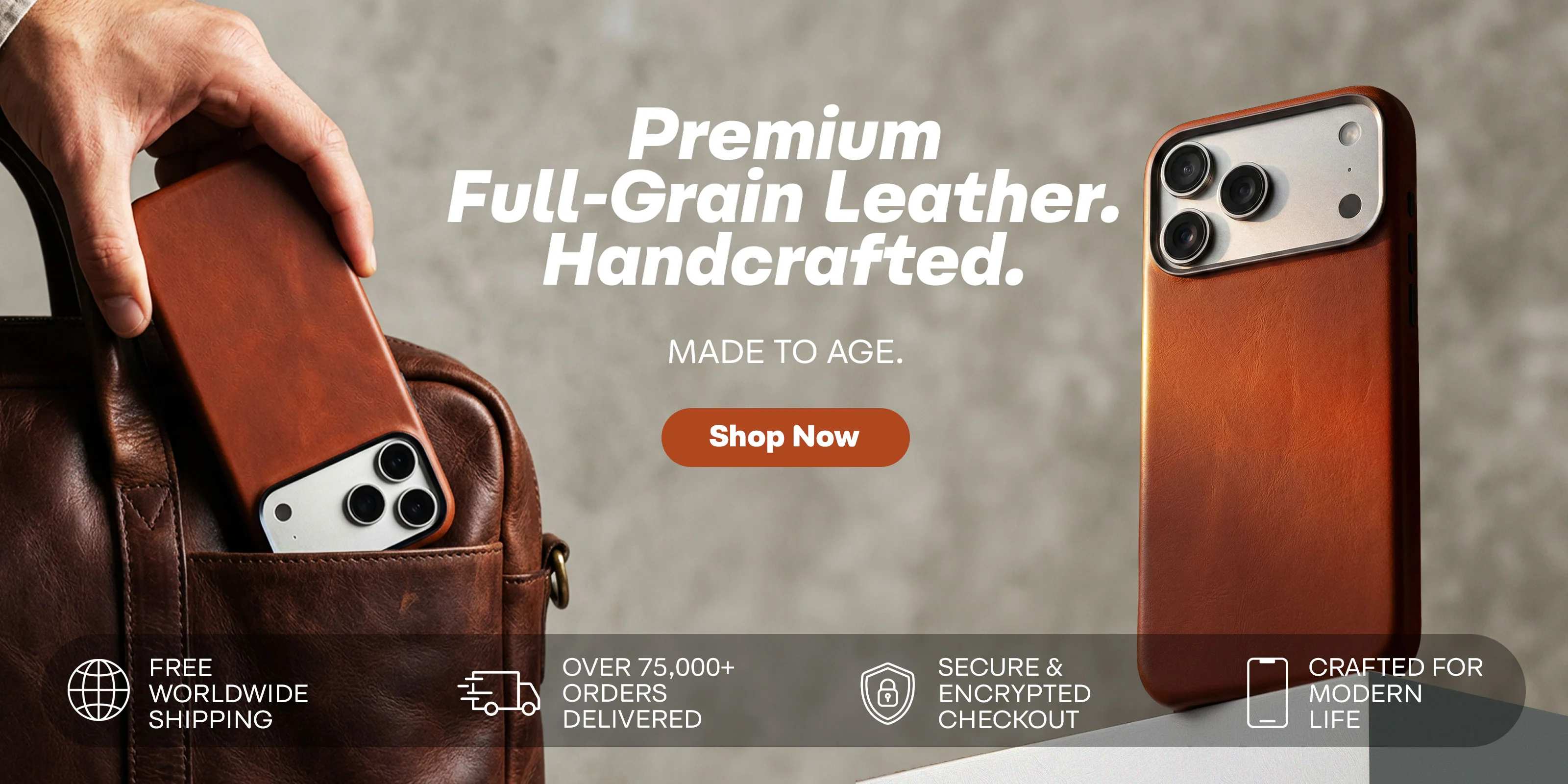 Timeless Leather, Expertly Handcrafted